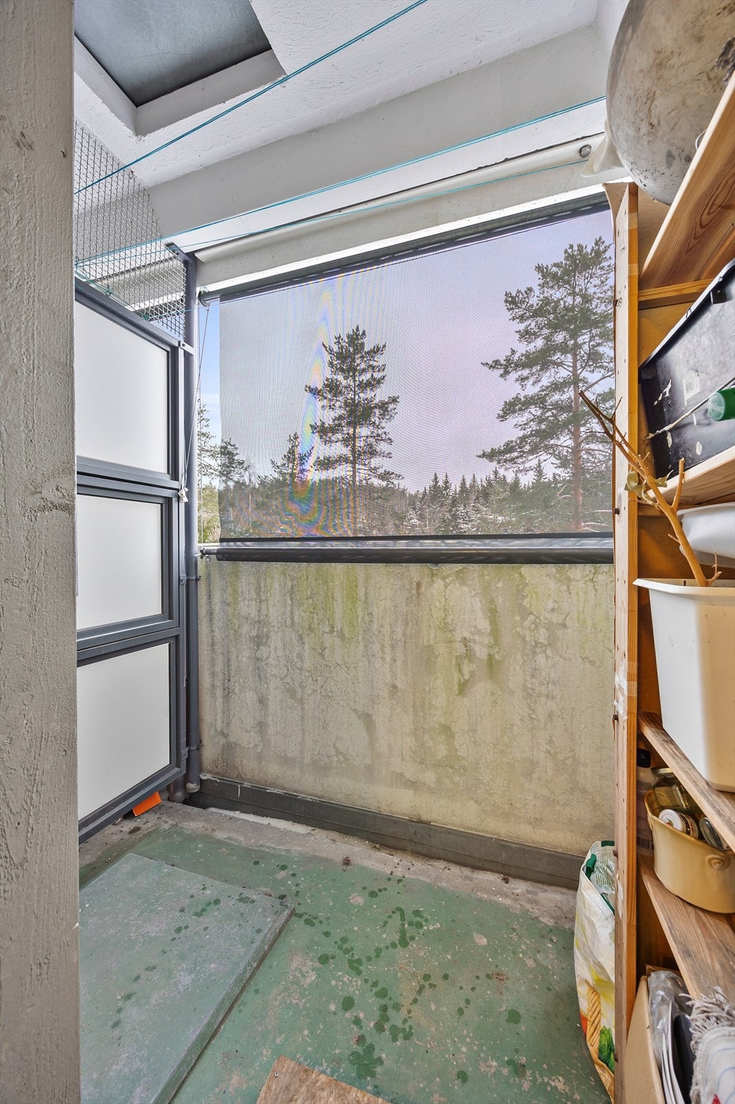 Den mindre luftebalkongen er et fint supplement til hovedbalkongen. Galleribilde