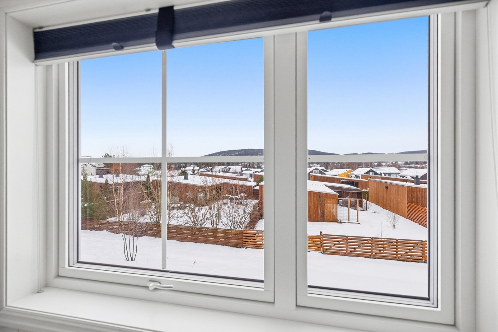 Rolig og landlig utsikt. Galleribilde