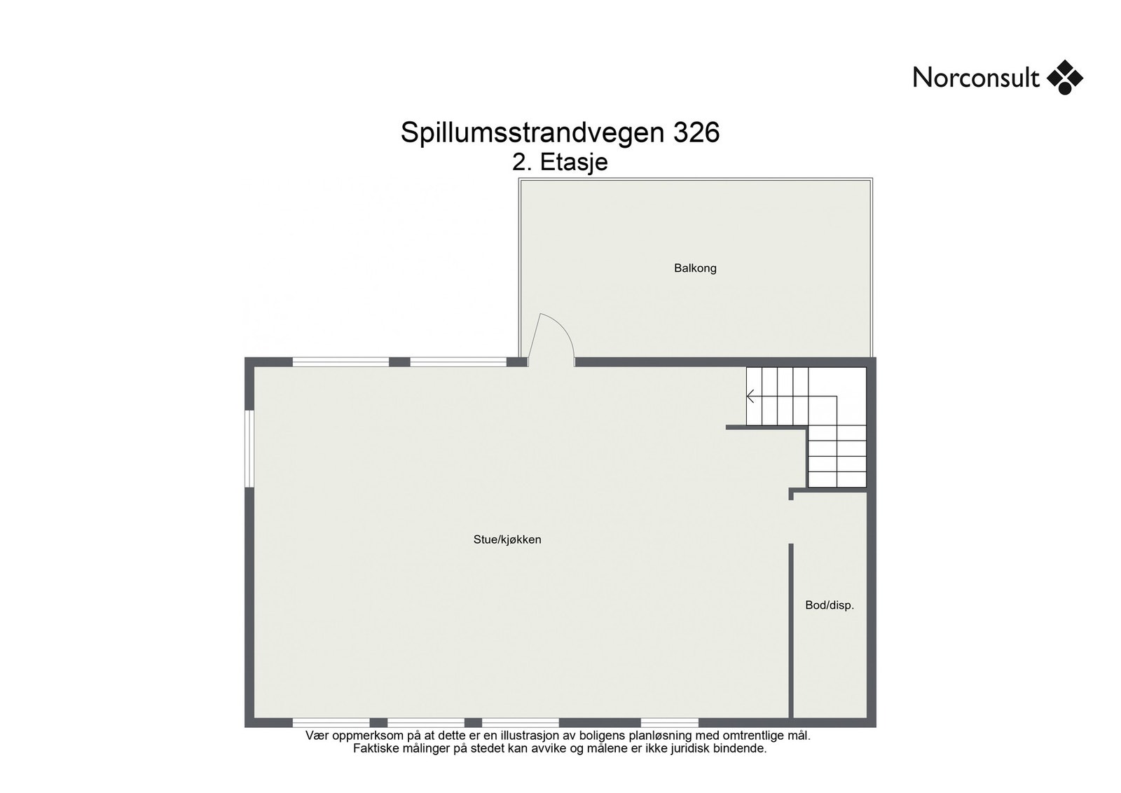 Planskisse - 2.etasje Galleribilde