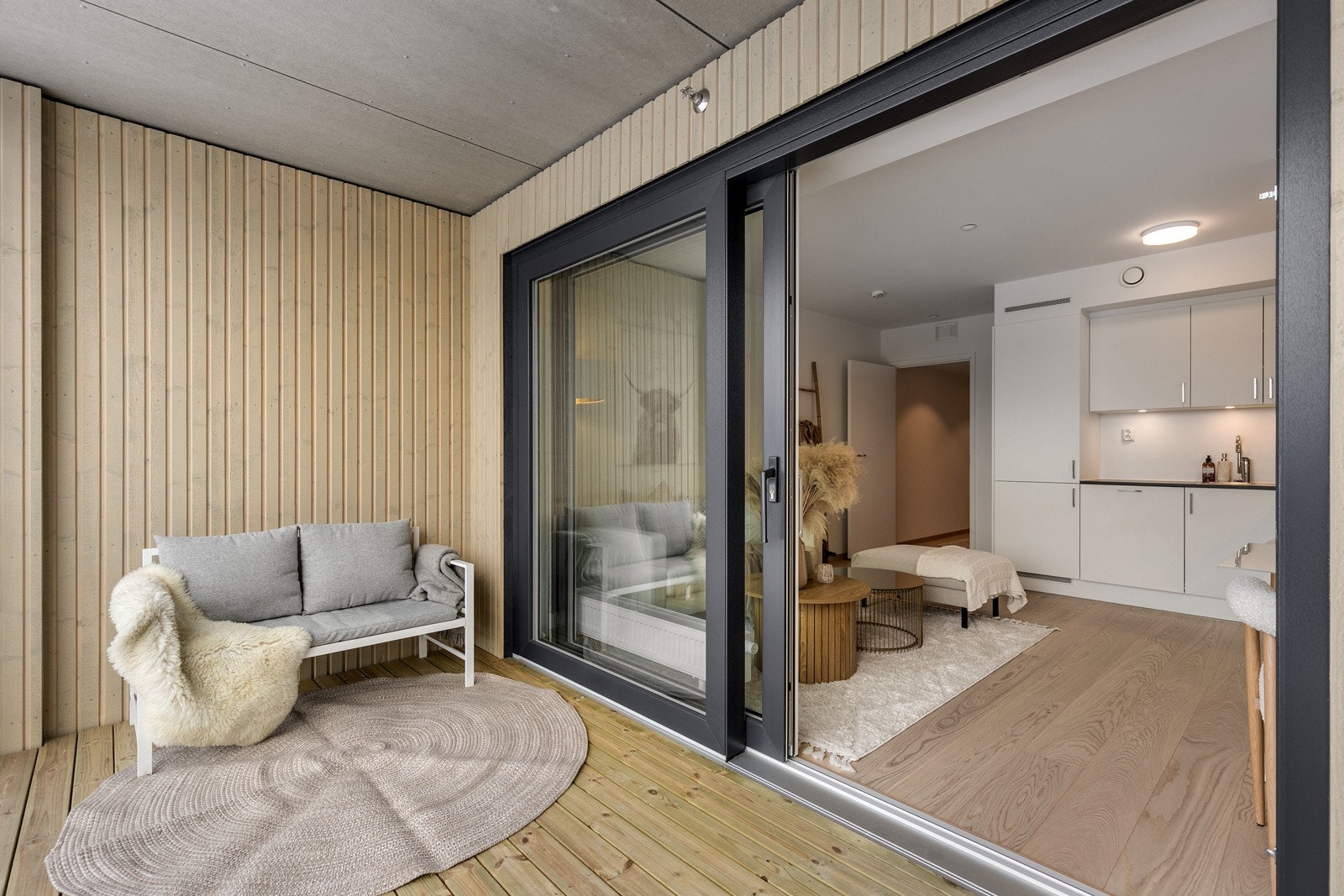 God avsatt plass til utemøbler etter ønske. Galleribilde