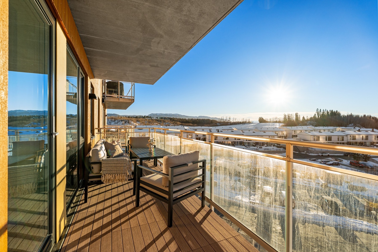 Balkongen er på 10,6m² Galleribilde