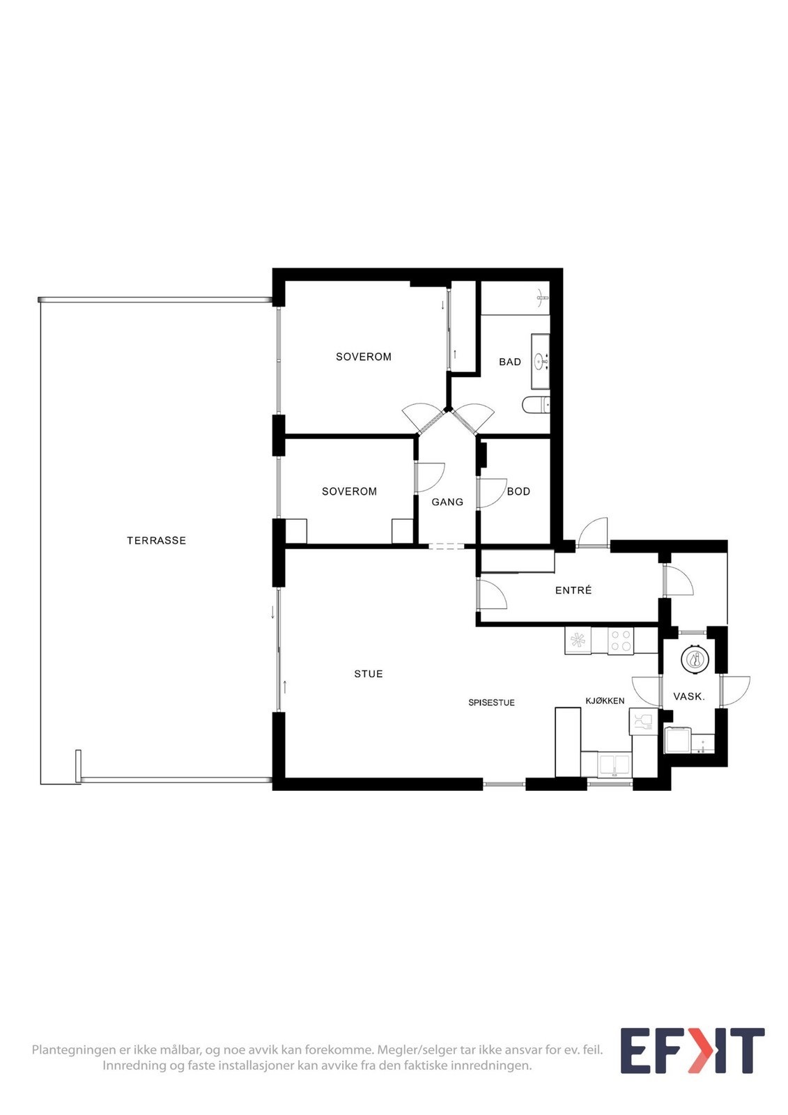 Plantegning Galleribilde