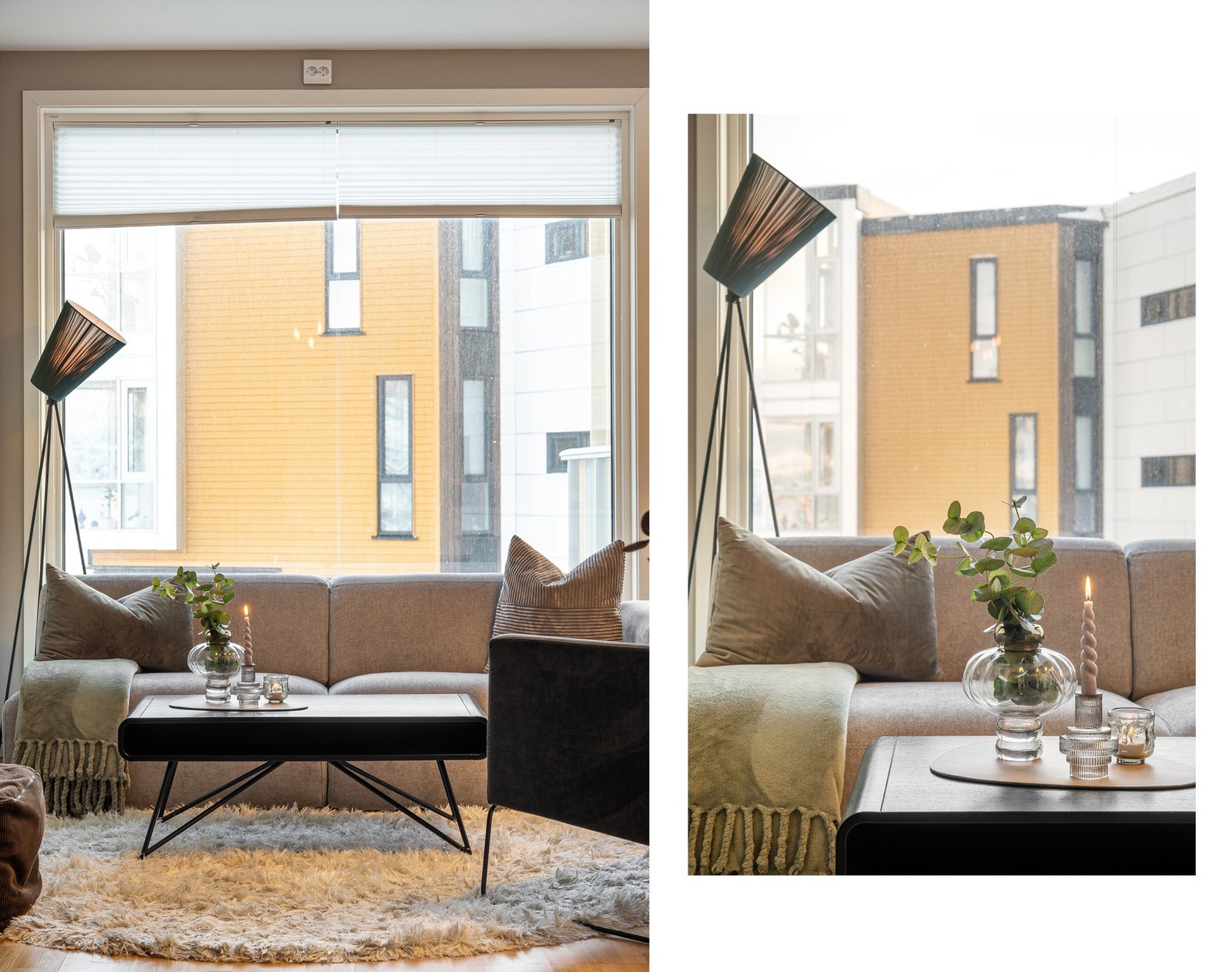 Leilighetsbygget er fra 2015 og holder en velholdt standard Galleribilde