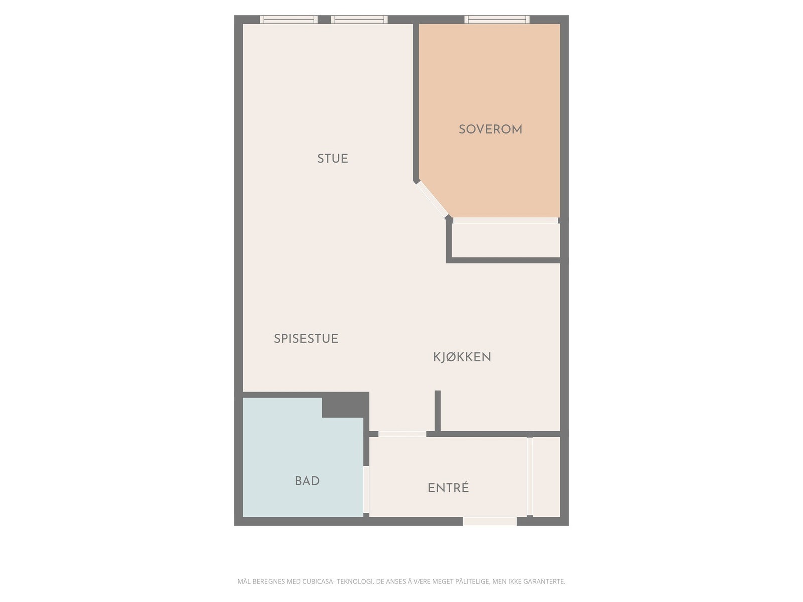 Planskisse - ikke målbar. Avvik kan forekomme. Galleribilde