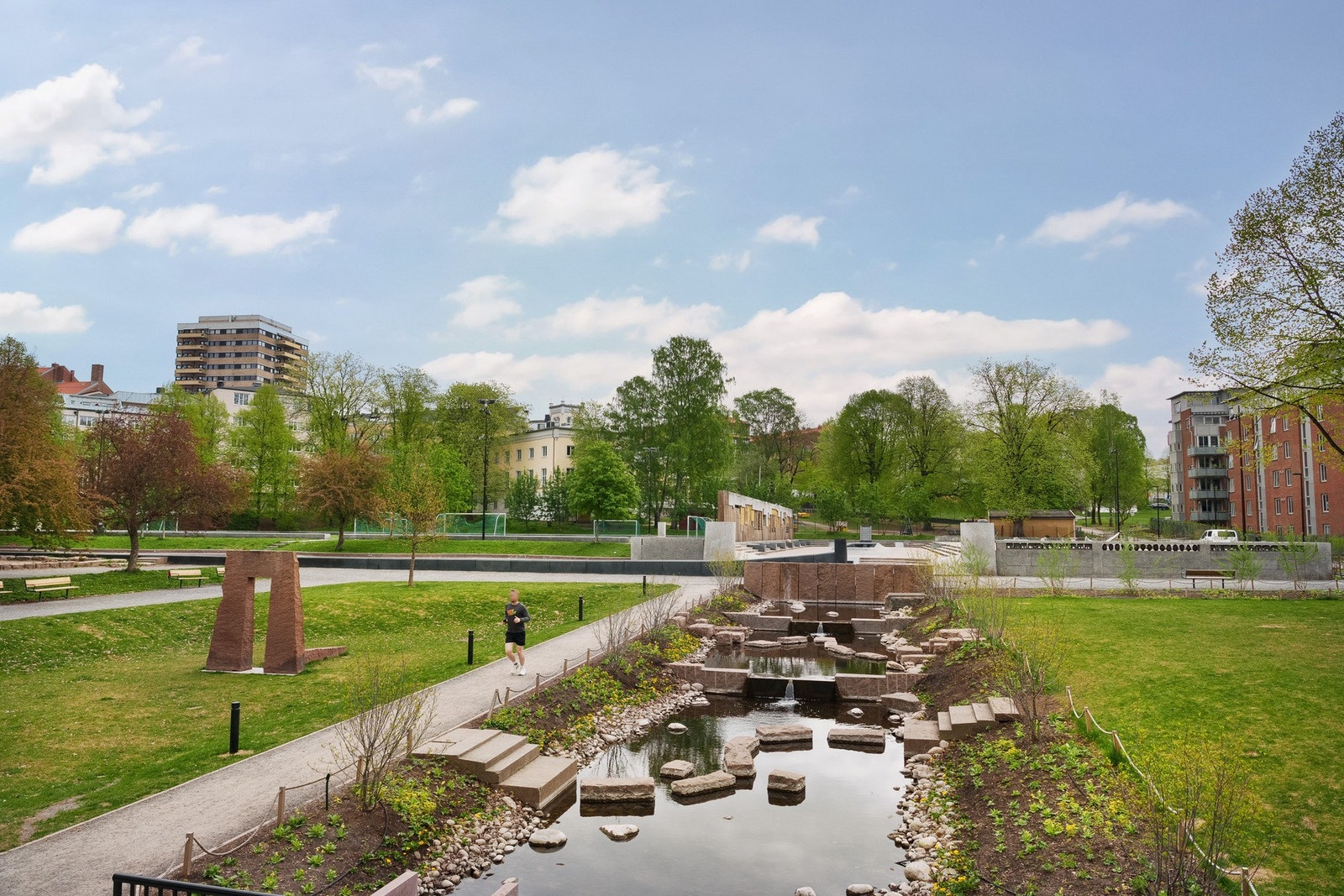 Nærområdet.- Klosterenga Park. Galleribilde