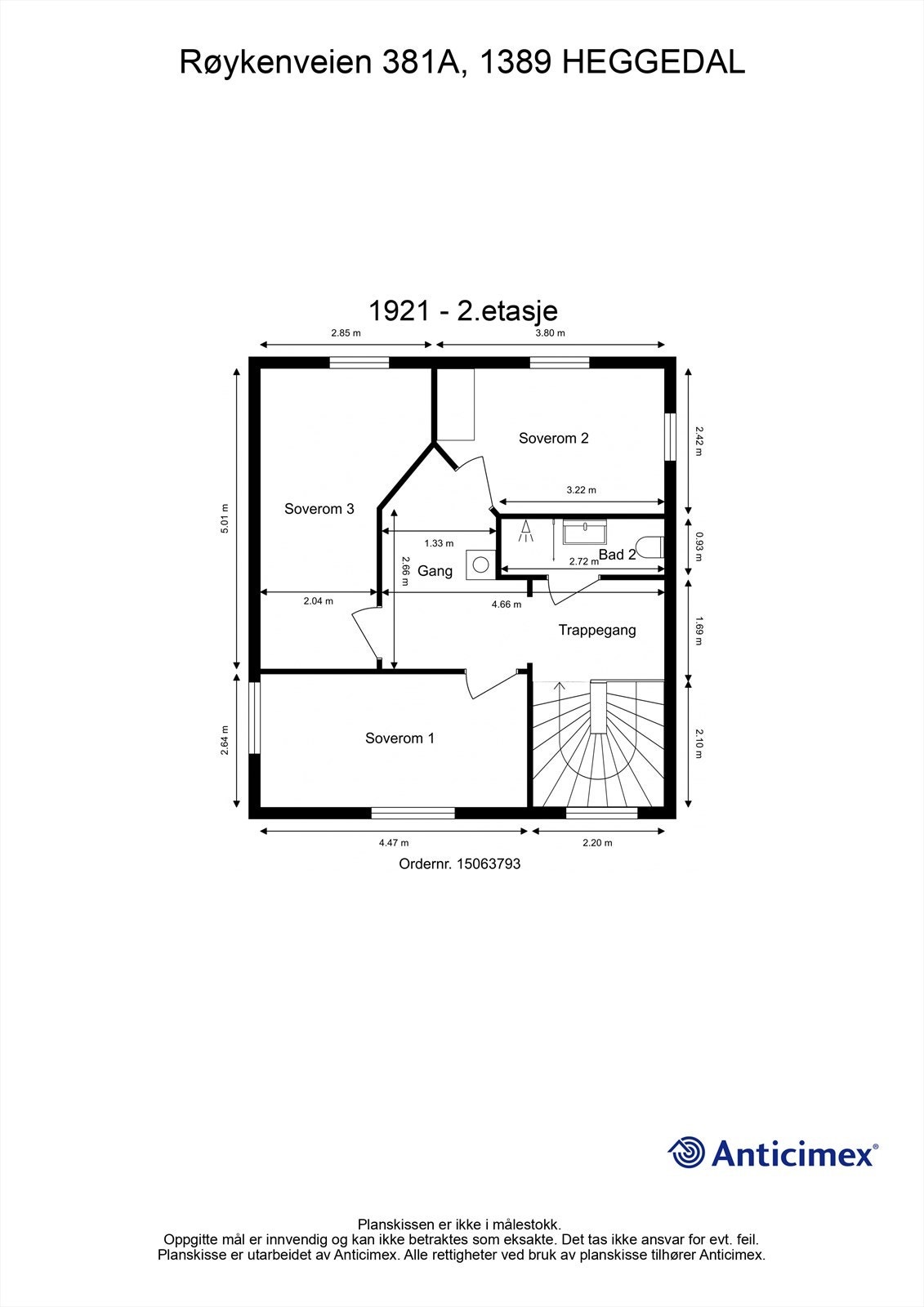 Plantegning - 2.etasje Galleribilde