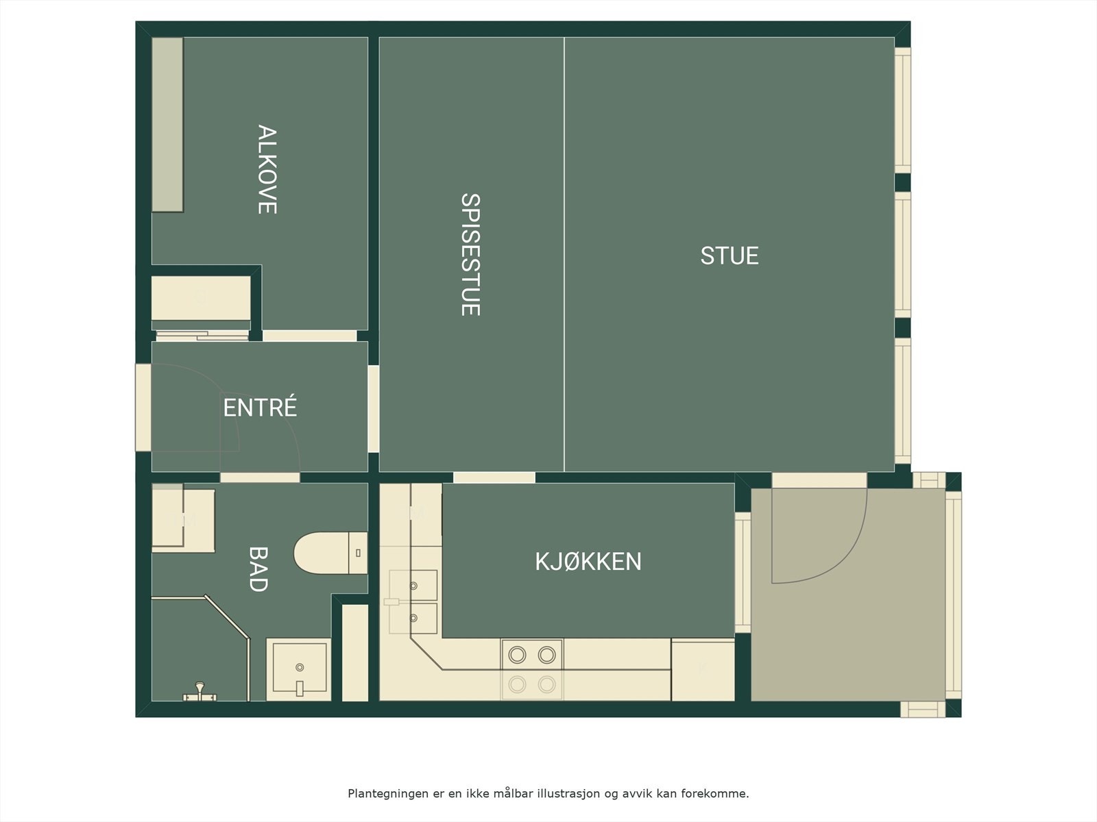 Plantegning. Galleribilde