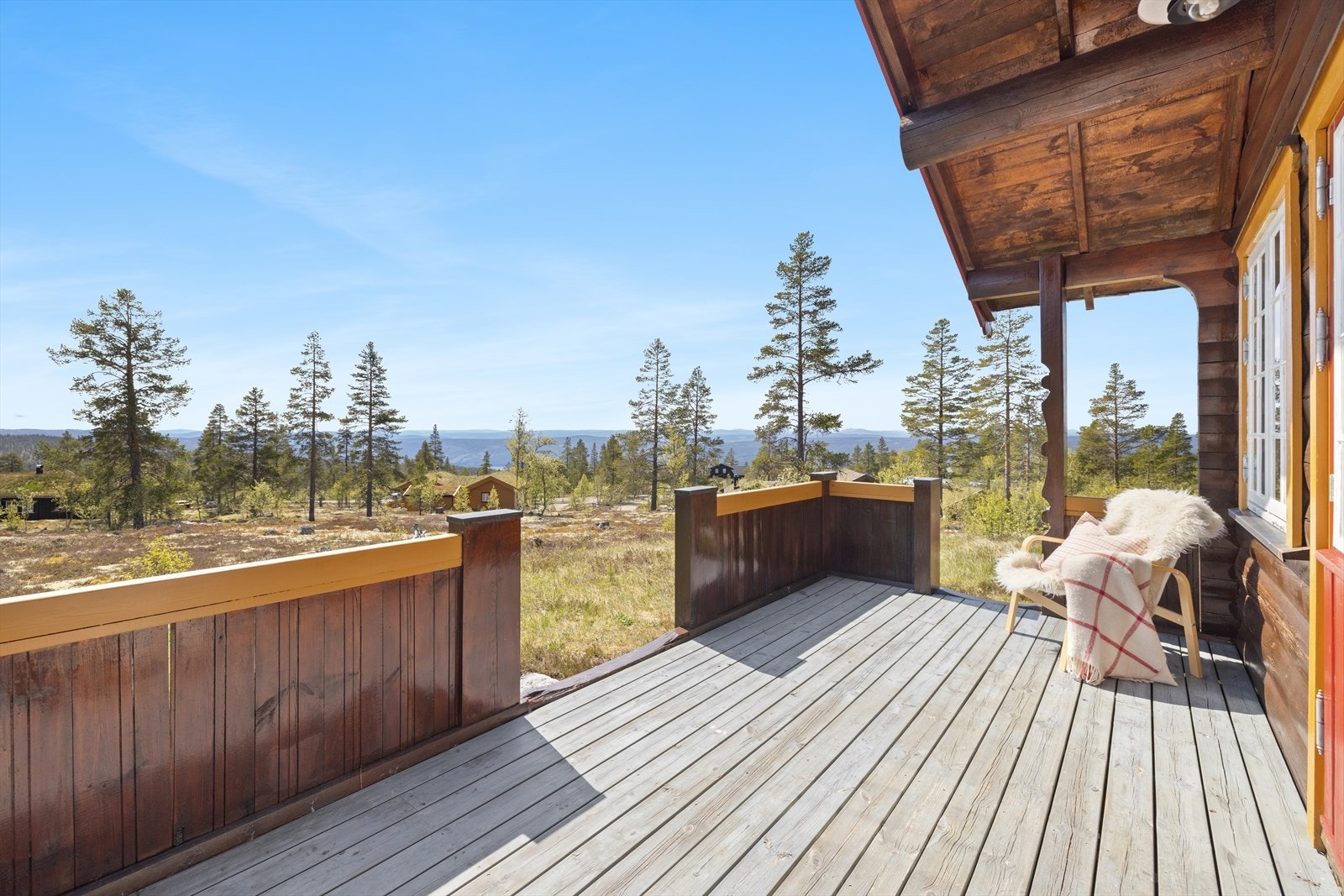 Terrassen er delvis overbygget Galleribilde