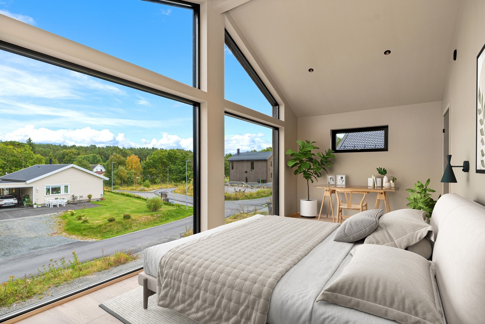 Soverom 2. etg. (treningsrom ihht til tegninger) Digitalt innredet. Galleribilde