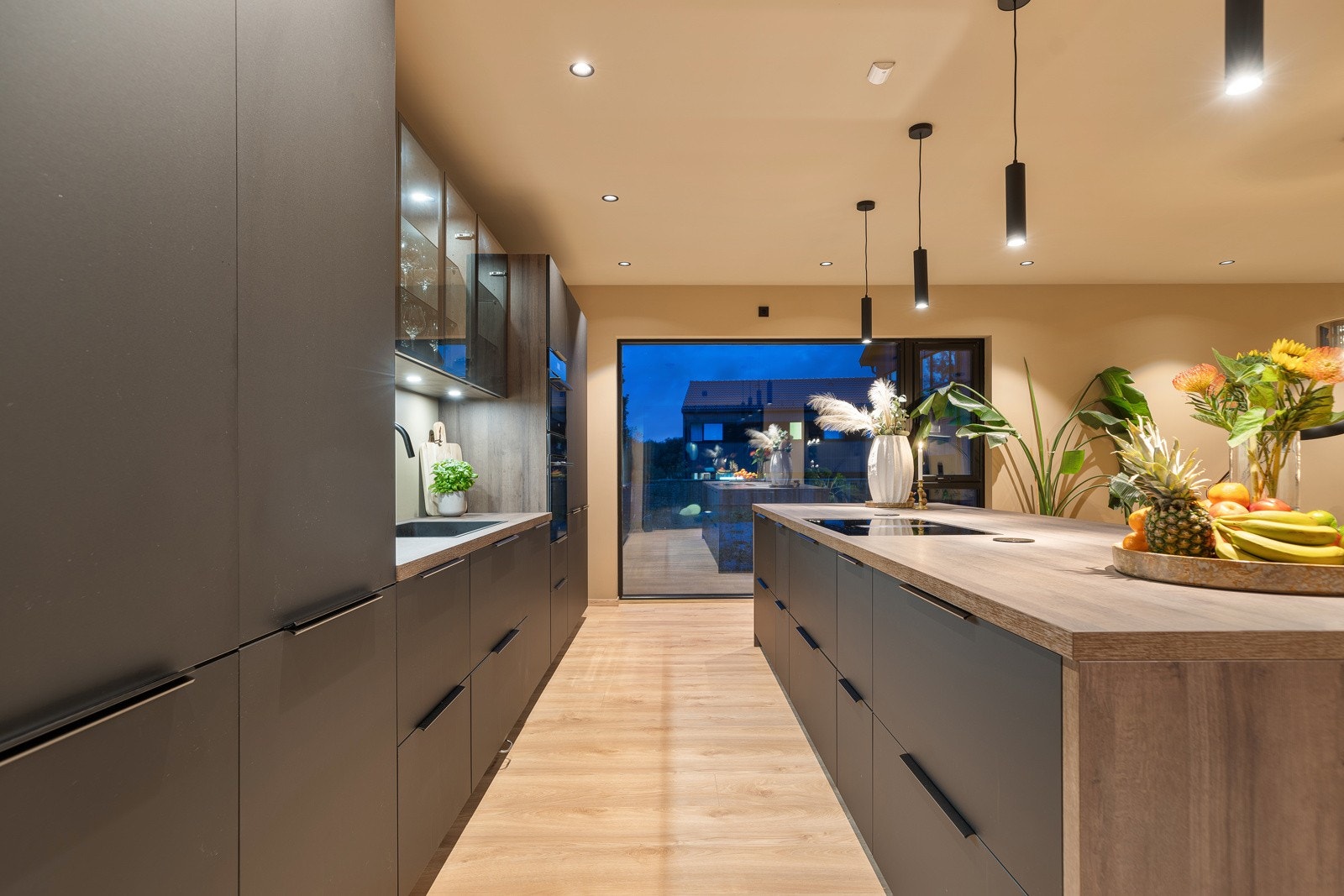 Kjøkken kveld Galleribilde