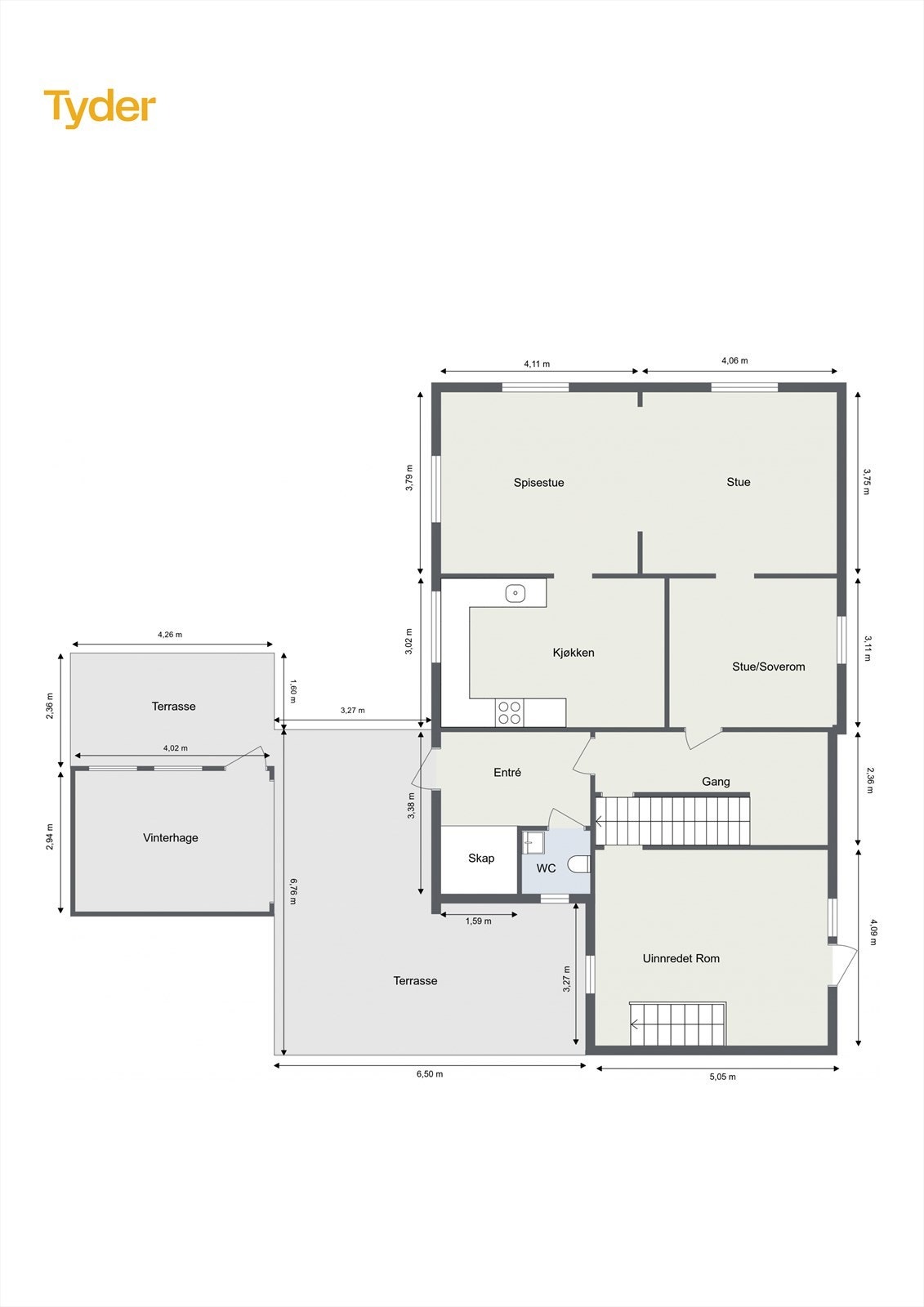 Planskisse 1. Etasje Galleribilde