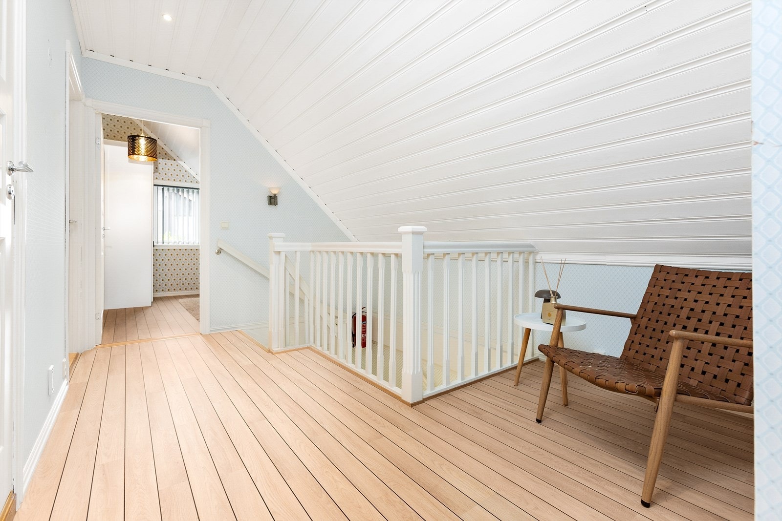 Gang med adkomst til samtlige soverom, bad og bod. Galleribilde