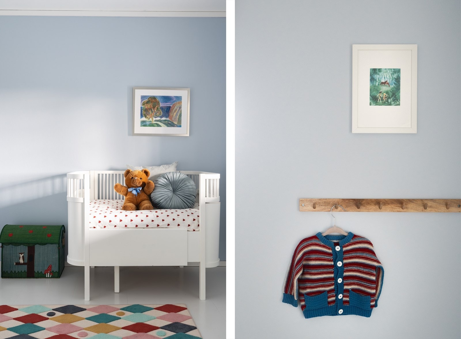 Et lyst og trivelig rom som passer godt som barnerom. Galleribilde