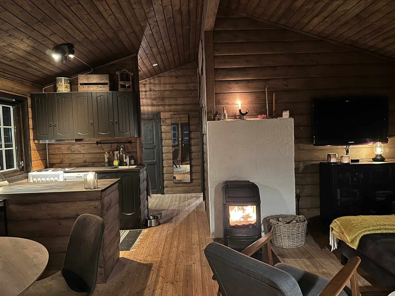 Hyttekos Galleribilde