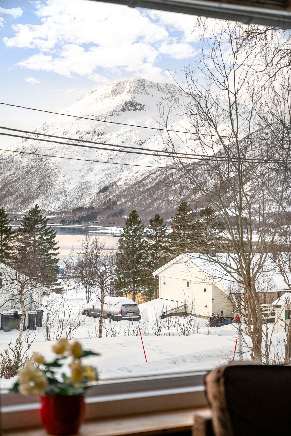 Nydelig utsikt fra stuevindu! Galleribilde