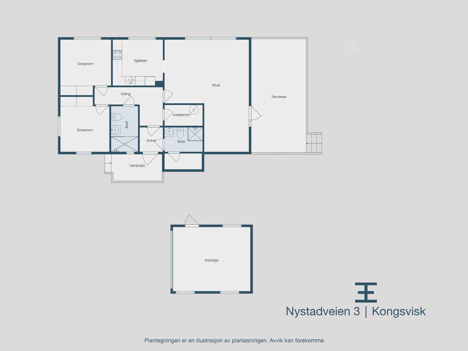Plantegning Galleribilde