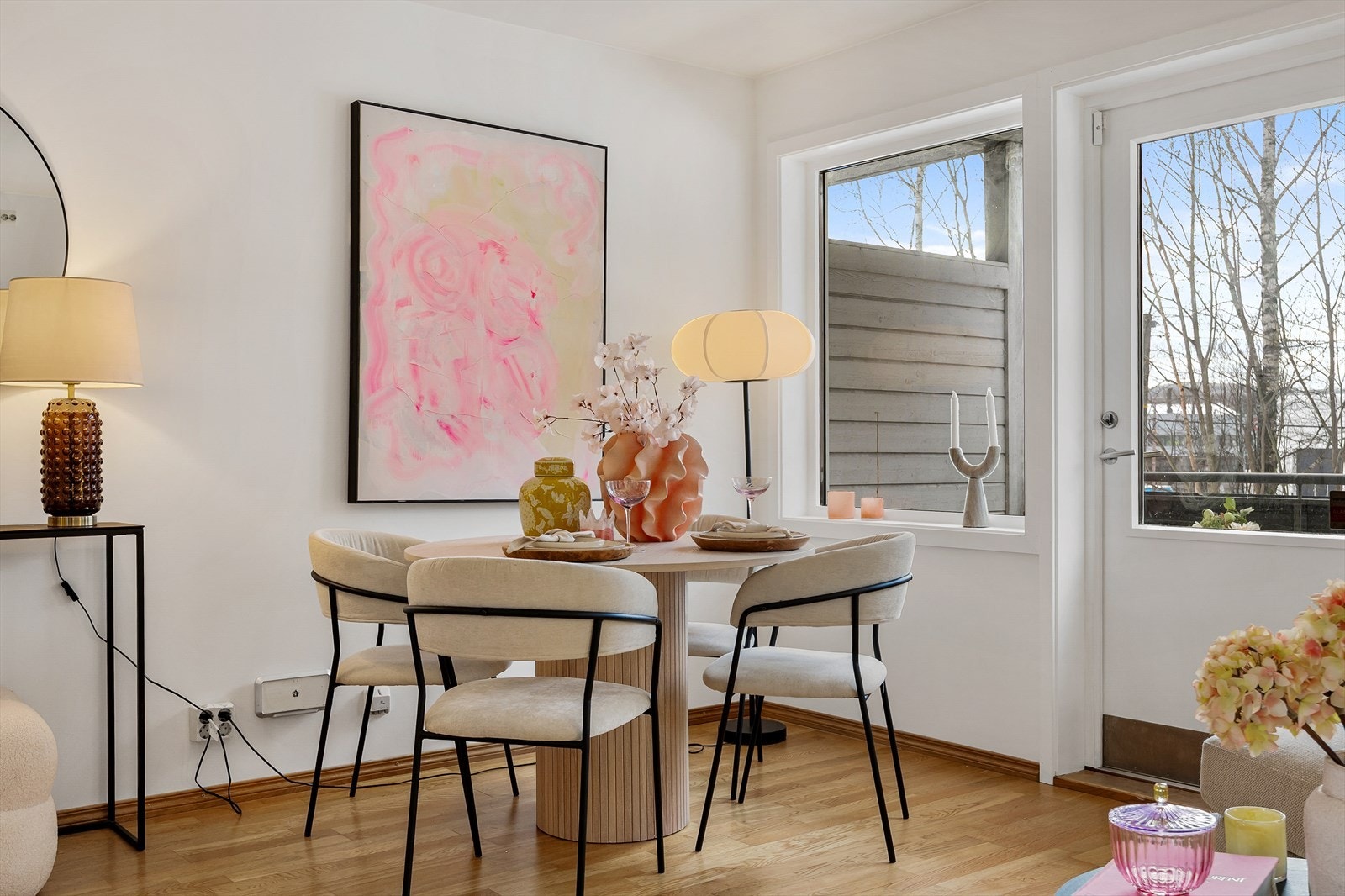 Her har man utsikt mot rolige omgivelser og grønne vekster. Galleribilde