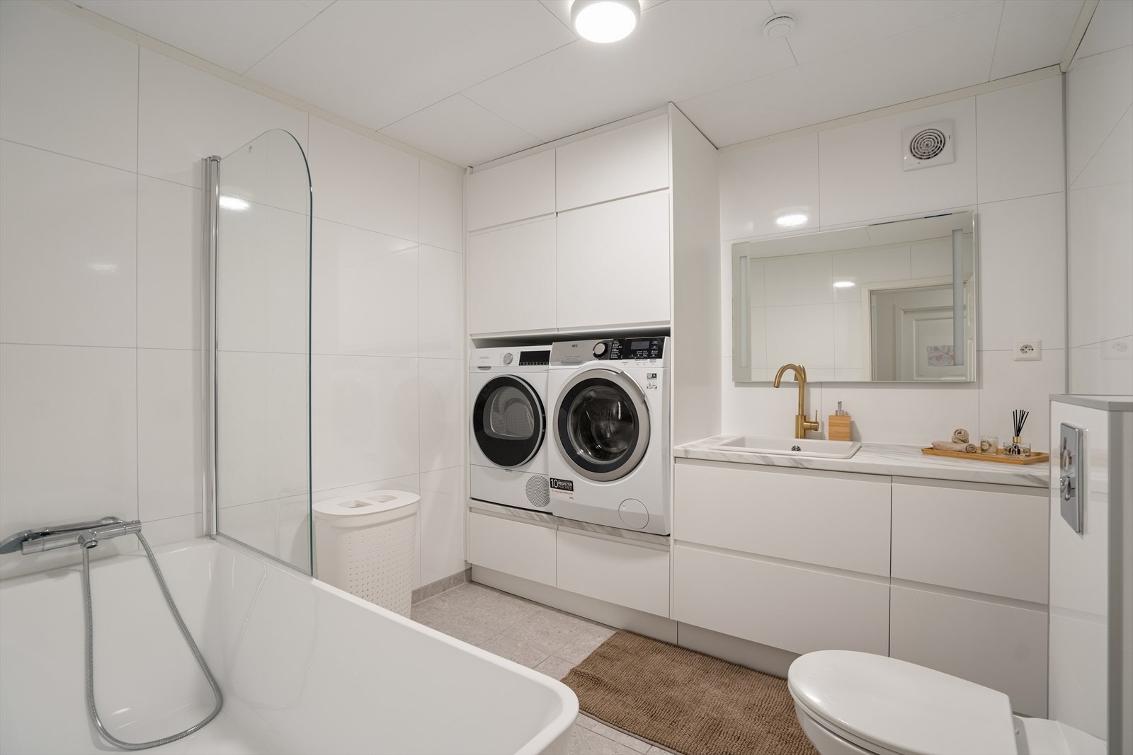 Badet i underetasjen er fra 2022. Galleribilde