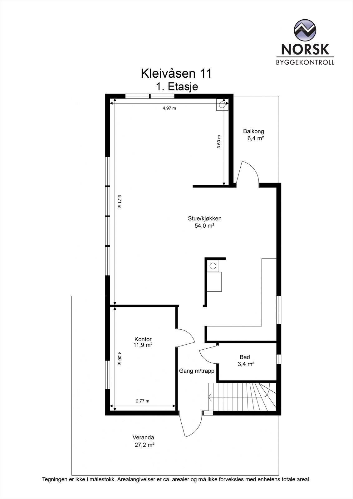 Plantegning av hovedetasjen Galleribilde