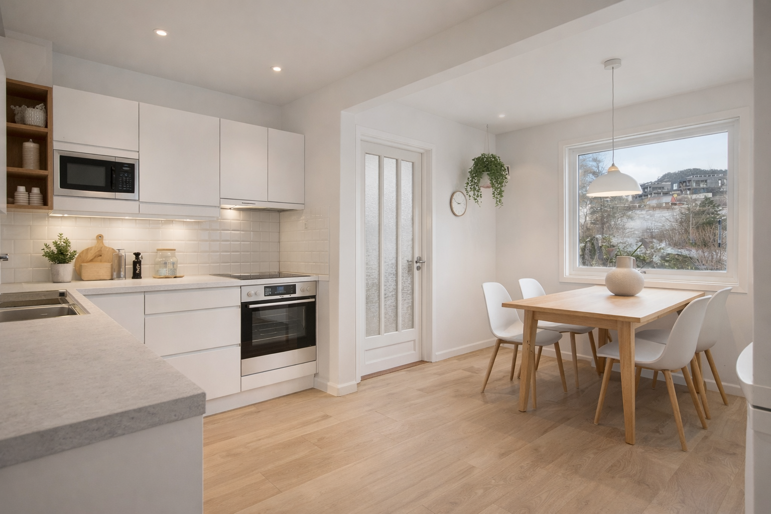 AI Illustrasjon av kjøkken: Slik kan muligens det nye kjøkkenet ditt se ut etter oppussing. Galleribilde