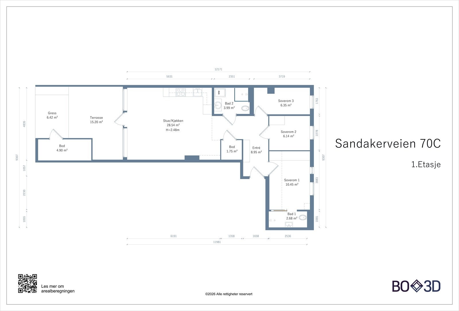 Plantegning. Galleribilde