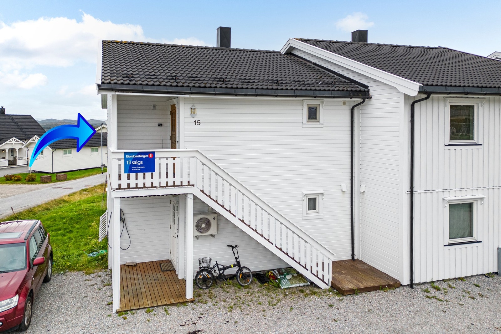 Leiligheten har egen adkomst Galleribilde