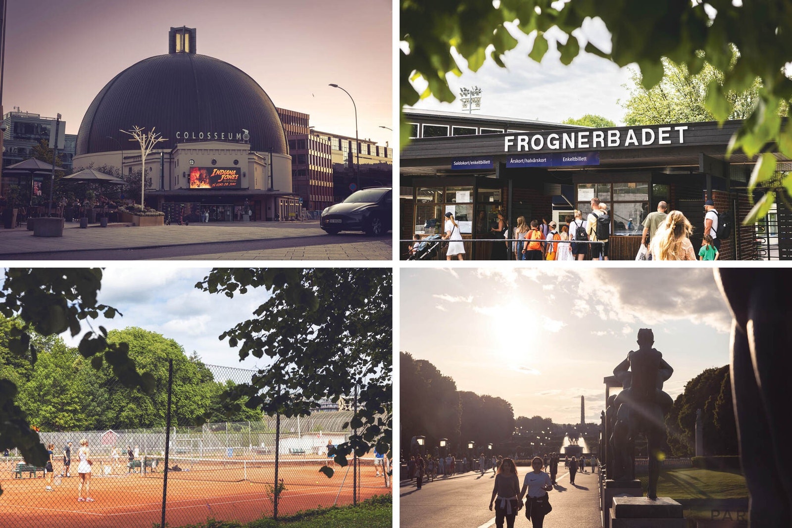Videre er det kort vei til Marienlystparken og Frognerparken. Sistnevnte ligger kun 700 meter fra leiligheten, og inneholder populære Frognerbadet, Frogner stadion og skulpturanlegget Vigelandsparken. Galleribilde