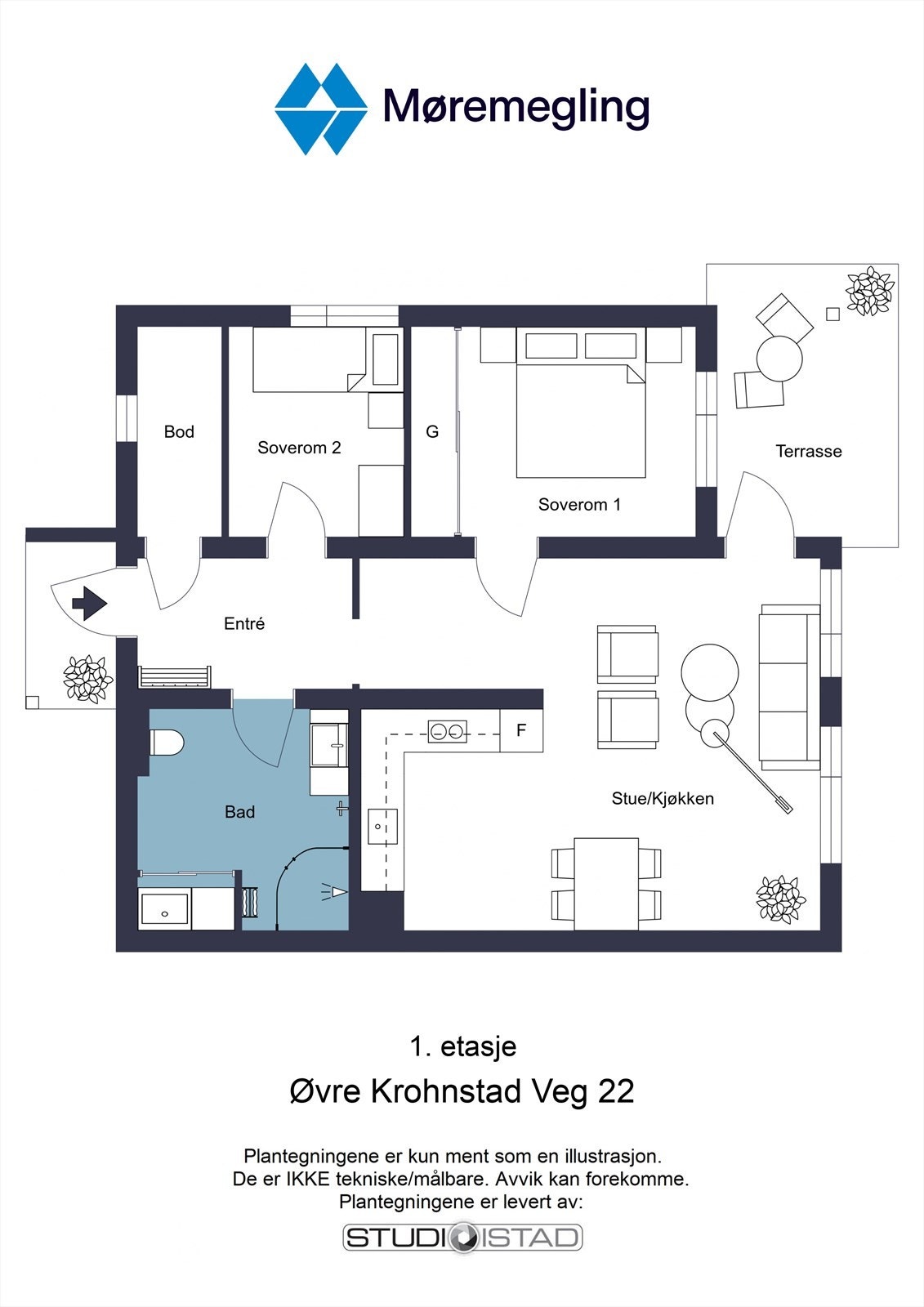 Plantegning Galleribilde