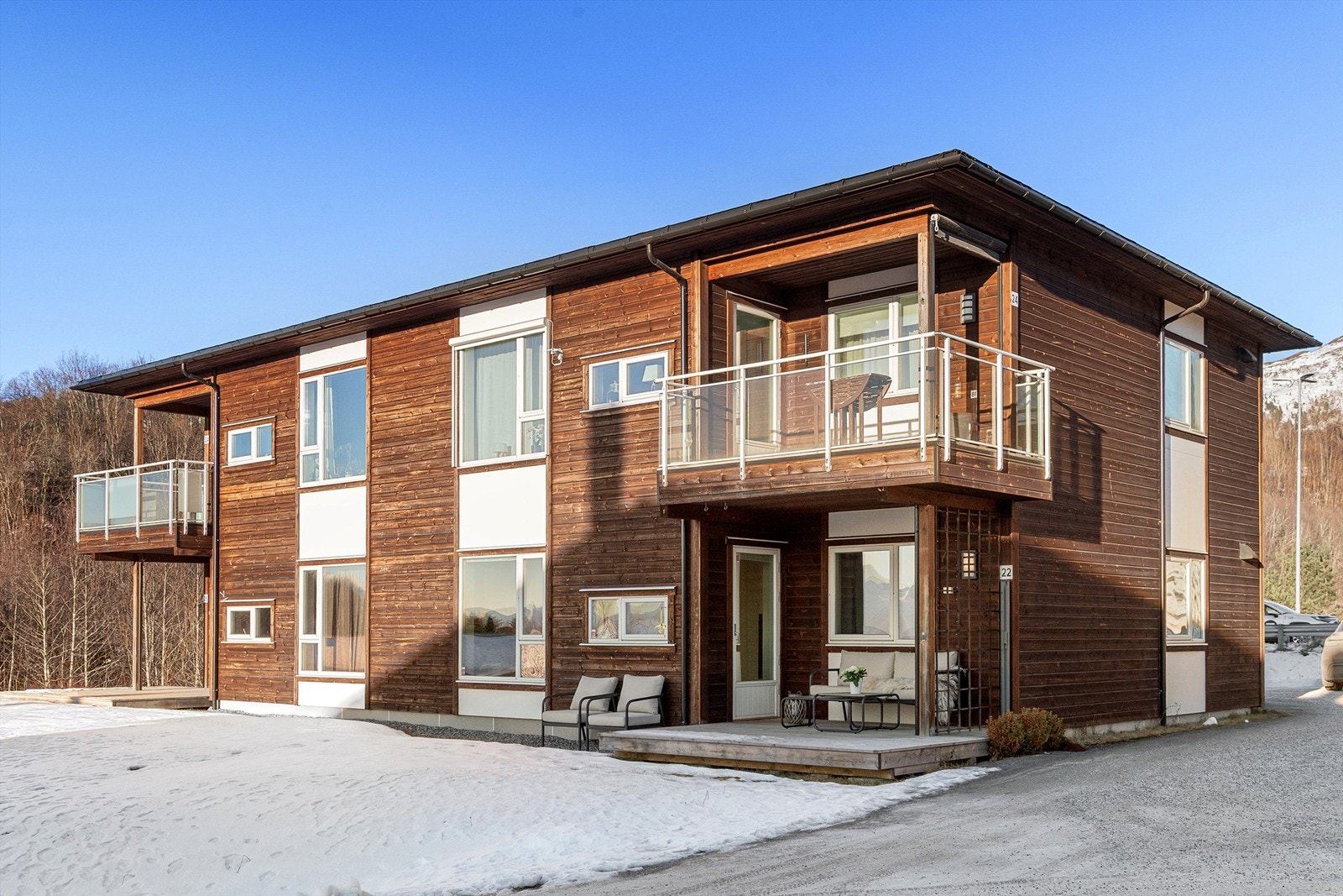 Leiligheten er beliggende i østre del av 1. etasje, i bygningen lengst vest Galleribilde