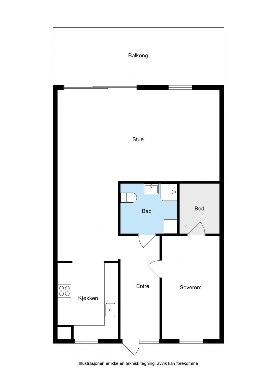 Planskisse Galleribilde