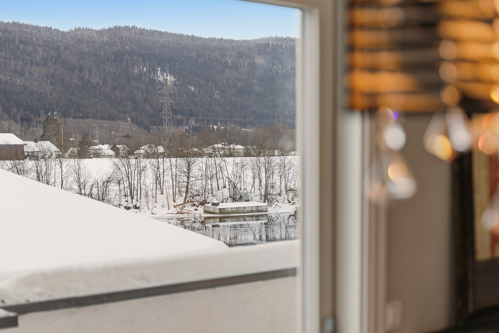 Hyggelig utsikt fra spisestuen Galleribilde