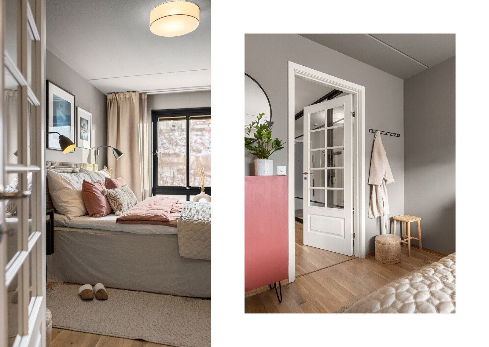 Soverommet er rolig og behagelig, med god plass til dobbeltseng og møblement. Galleribilde