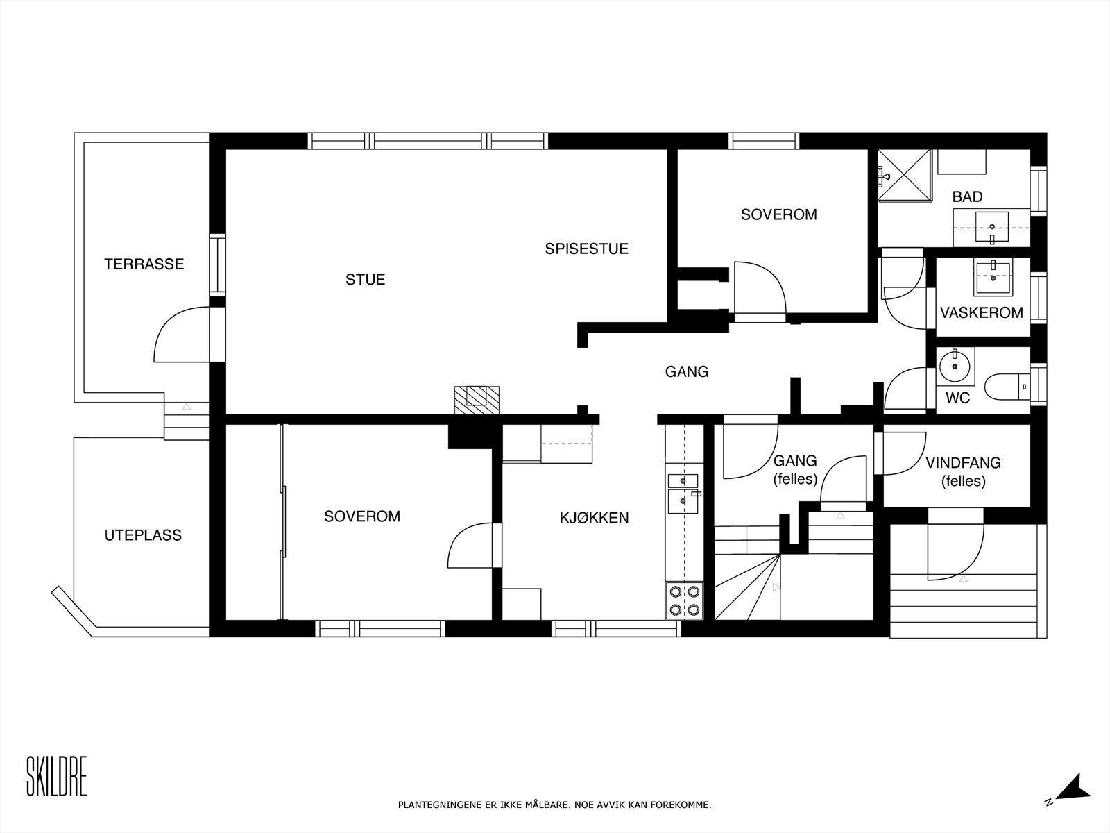 Plantegning 1.etasje. Galleribilde