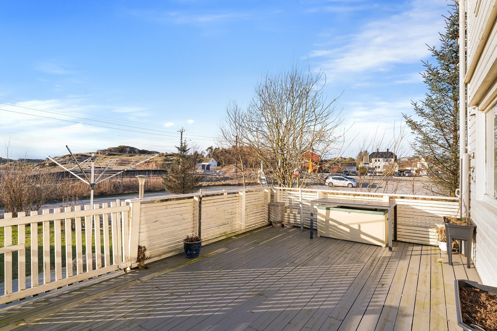 Vestvendt terrasse Galleribilde