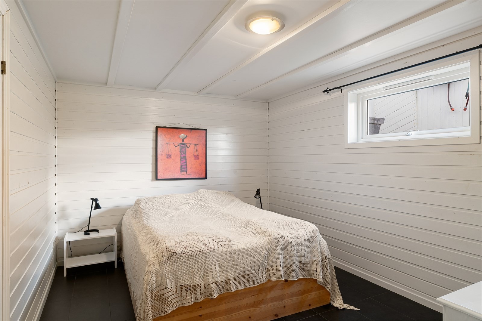 Hobbyrom på tegning men har blitt brukt sov soverom. Galleribilde