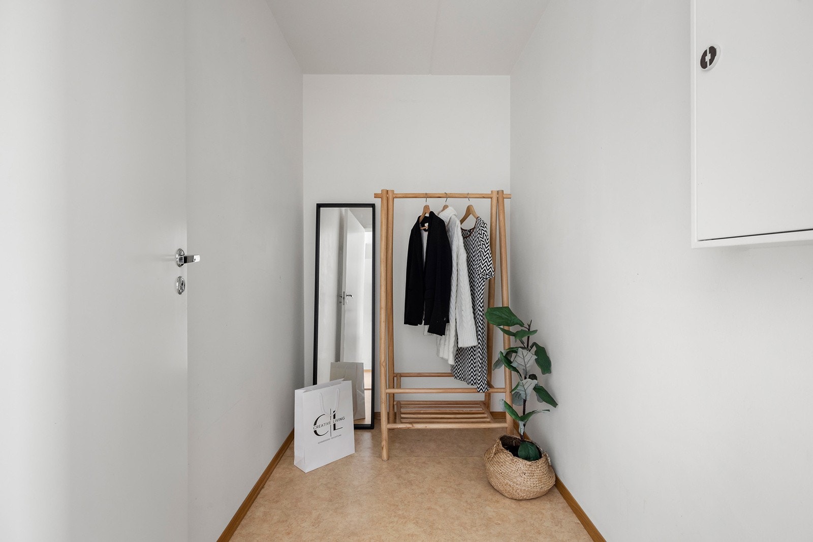 Praktisk innvendig bod. Galleribilde