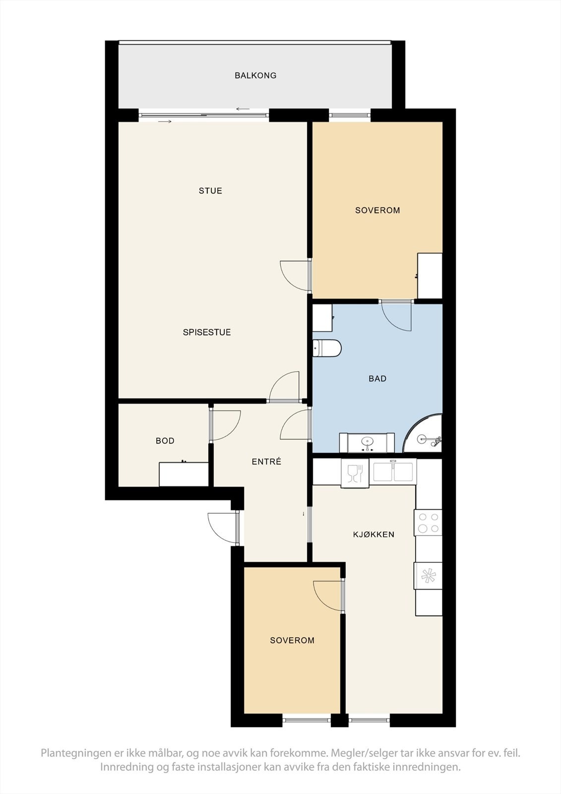 Plantegning Galleribilde