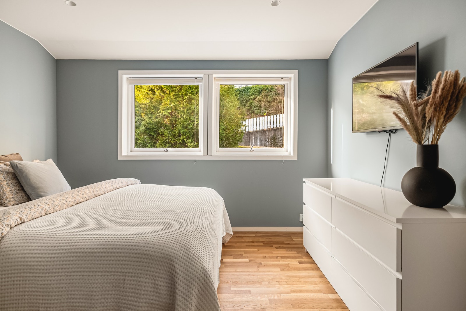 Rommet passer perfekt som hovedsoverom. Galleribilde