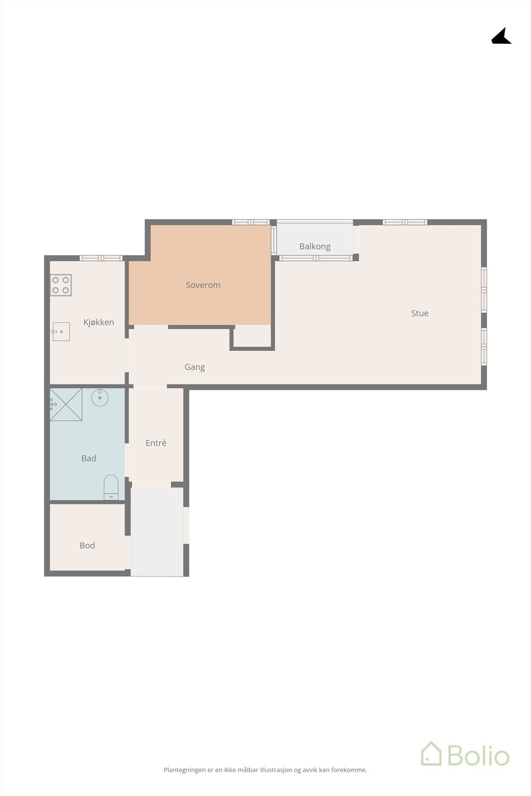 Plantegning Galleribilde