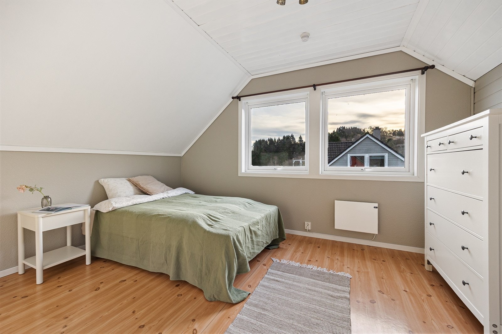 Etasjen har gode tilpasningsmuligheter med hensyn til romfordeling og antall soverom. Galleribilde