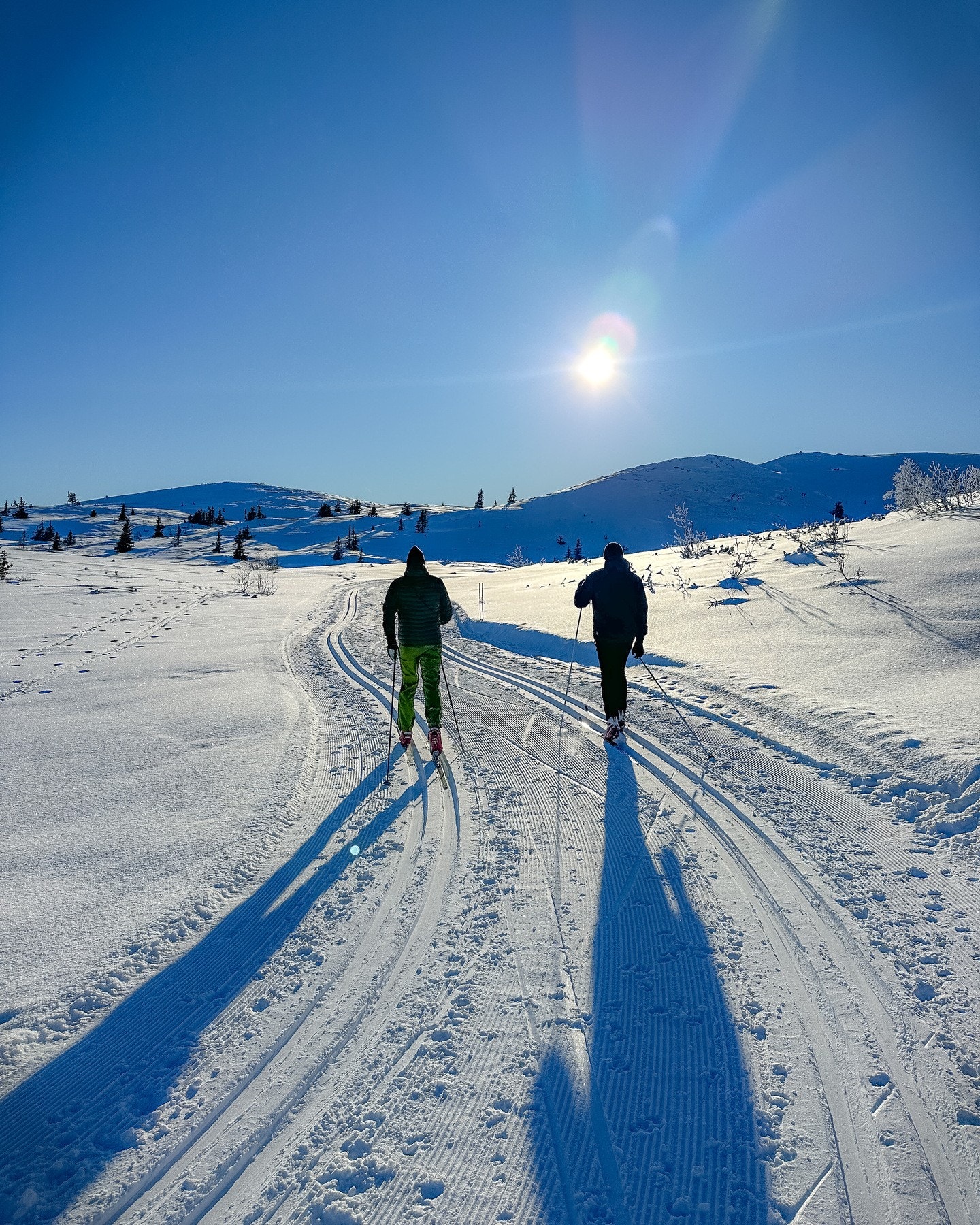 Skiløypa Ølnessæterfjellet rundt går like ved, denne knytter seg inn på det enorme løypenettet som strekker seg over flere mil Galleribilde