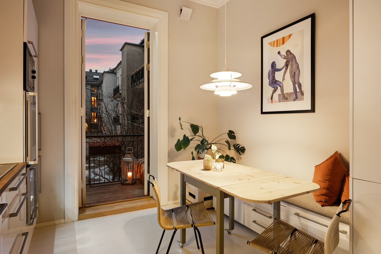 Kveldsbilde. Galleribilde