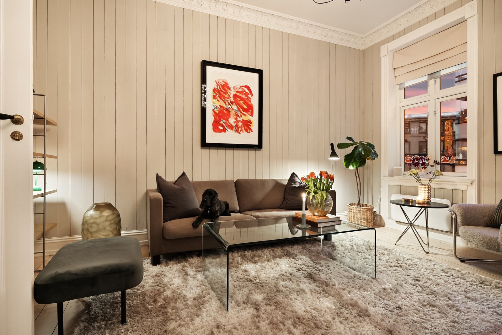 Kveldsbilde. Galleribilde