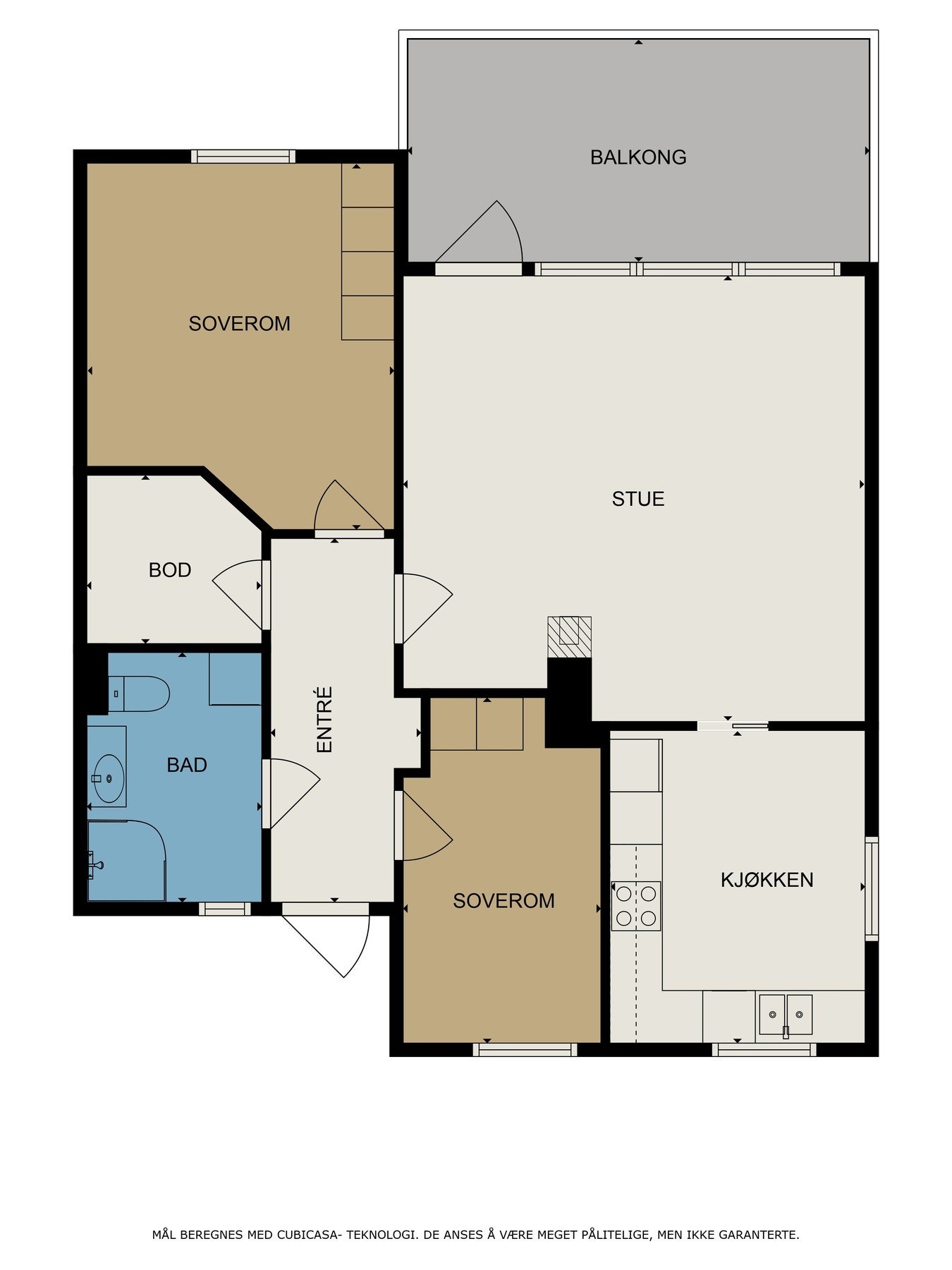 Plantegning Galleribilde