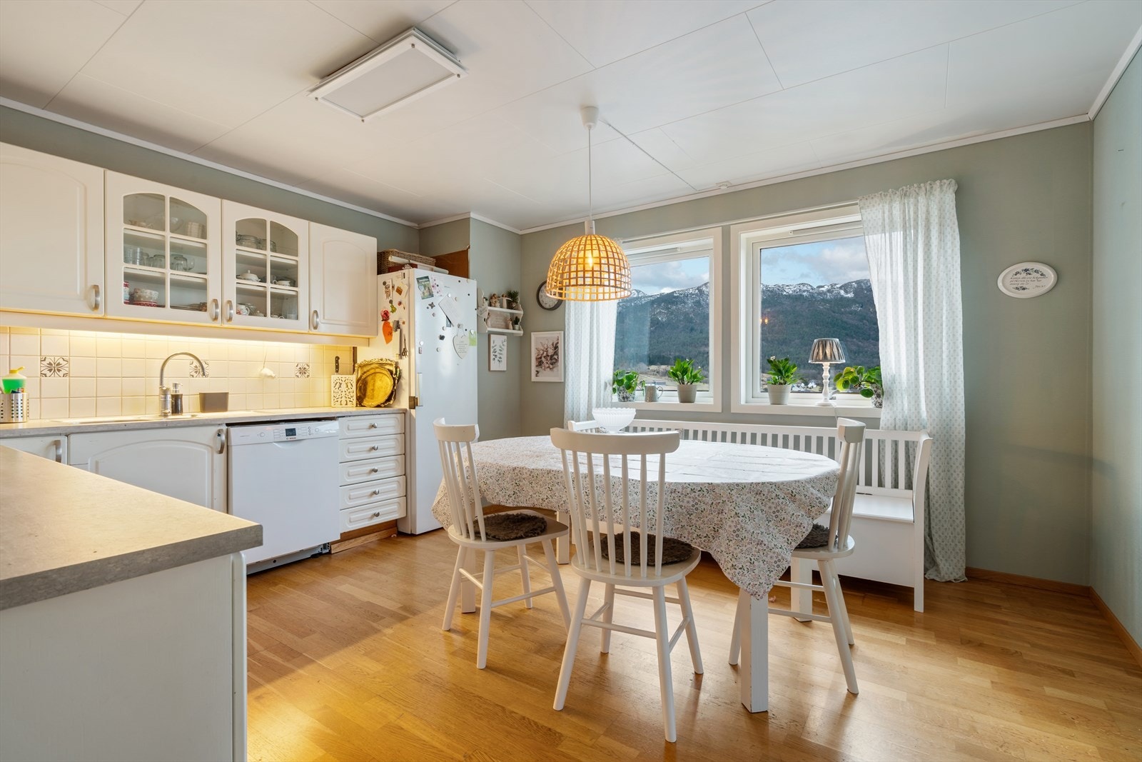 Koselig kjøkken Galleribilde