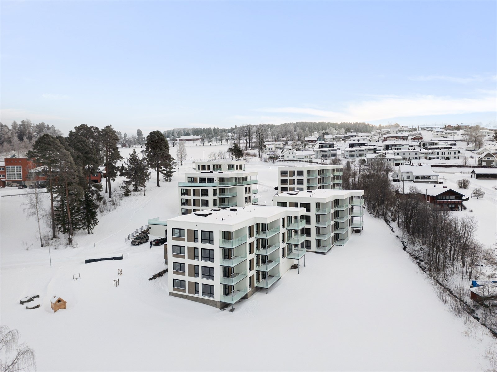 I hovedsak boligbebyggelse i området rundt. Galleribilde