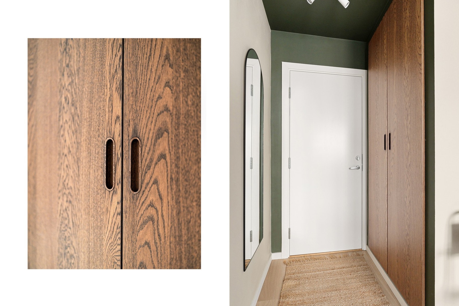 Et godt førsteinntrykk og god lagringsplass i innebygget garderobe i entré. Galleribilde