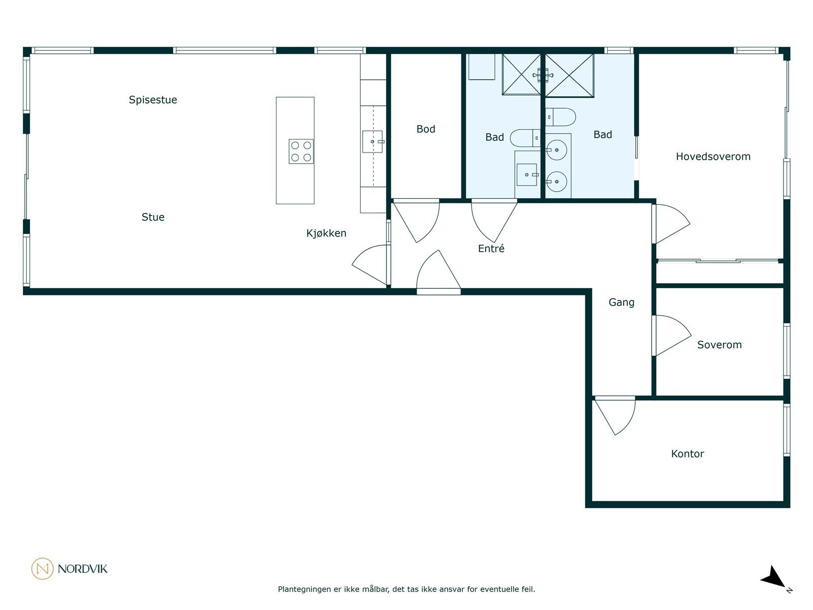 Plantegning Galleribilde