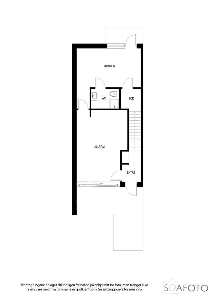 Planillustrasjon 1. etasje Galleribilde