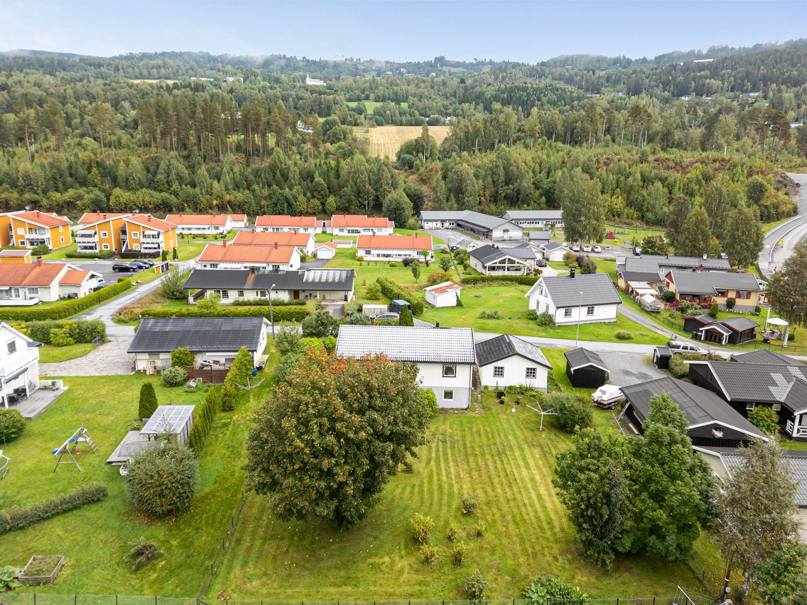 Gangavstand til Dokka sentrum, skoler og barnehager Galleribilde